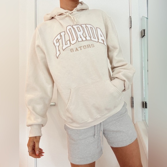 Neutral cream Florida Gators Hoodie Size M - Picture 1 of 2
